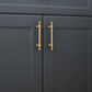 Classic Gold Zinc Alloy Cabinet Pulls for Drawers and Dressers