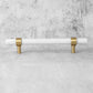 Marble Zinc Alloy T-Bar Cabinet Pulls