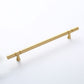 Gold Brass Round Bar Cabinet Handles and T-Bar Knobs