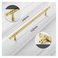 Brushed Brass Vintage Cabinet Pulls and Door Handles