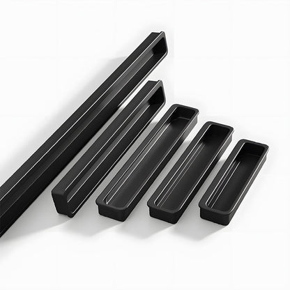 Slotted Recessed Cabinet Pulls and Sliding Door Handles