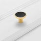 Two-Tone Gold Cabinet Pulls and Knobs