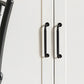 Threaded Ribbed Cabinet Handles and Pulls for Wardrobes