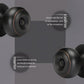 Keyless Interior Privacy Door Knobs for Bedroom and Bathroom Doors