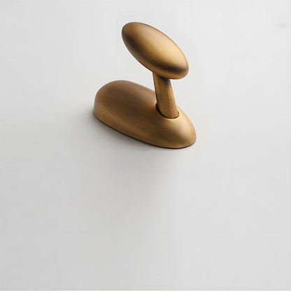 Solid Brass Pebble Wall Hooks for Coats & Towels