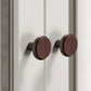 Walnut Wood Inlay Cabinet Handles and Knobs