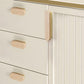 Wood-Grain Cabinet Handles and Knobs for Wardrobes