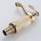Modern Brass and Jade Single Handle Bathroom Faucet