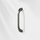 Fluted Arched Cabinet Pulls and Round Knobs, Gold / Gray