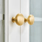 Gold Round Bar Drawer Handles and Cabinet Knobs