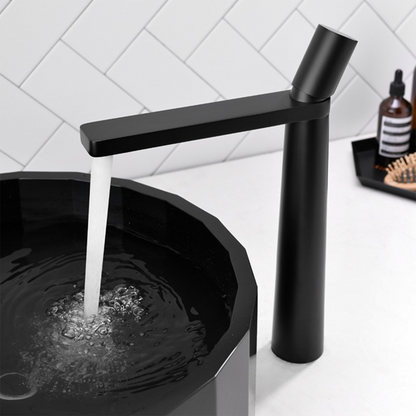 Elvik Modern Single-Handle Waterfall Single-Hole Bathroom Sink Faucet