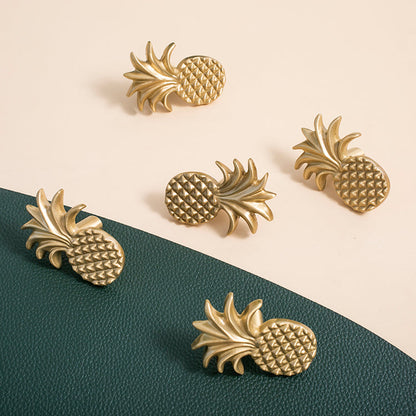 Solid Brass Pineapple Cabinet Knobs