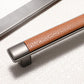 Retro Brown Leather Drawer Pulls