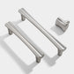 Modern Beveled Cabinet Handles and Knobs, Zinc Alloy