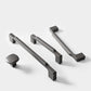 Square Cabinet Pulls and Knobs in Zinc Alloy
