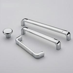 Frosted Bow Cabinet Pulls and Matching Knobs