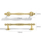 Bright Gold Brass Cabinet Pulls and Knobs