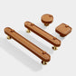 Stitched Leather Cabinet Pulls and Knobs
