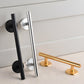 Round Bar Cabinet Pulls and Drawer Handles with Round Bases