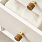Cowhide Brass Cabinet Pulls and Knobs, Brown / Black Options