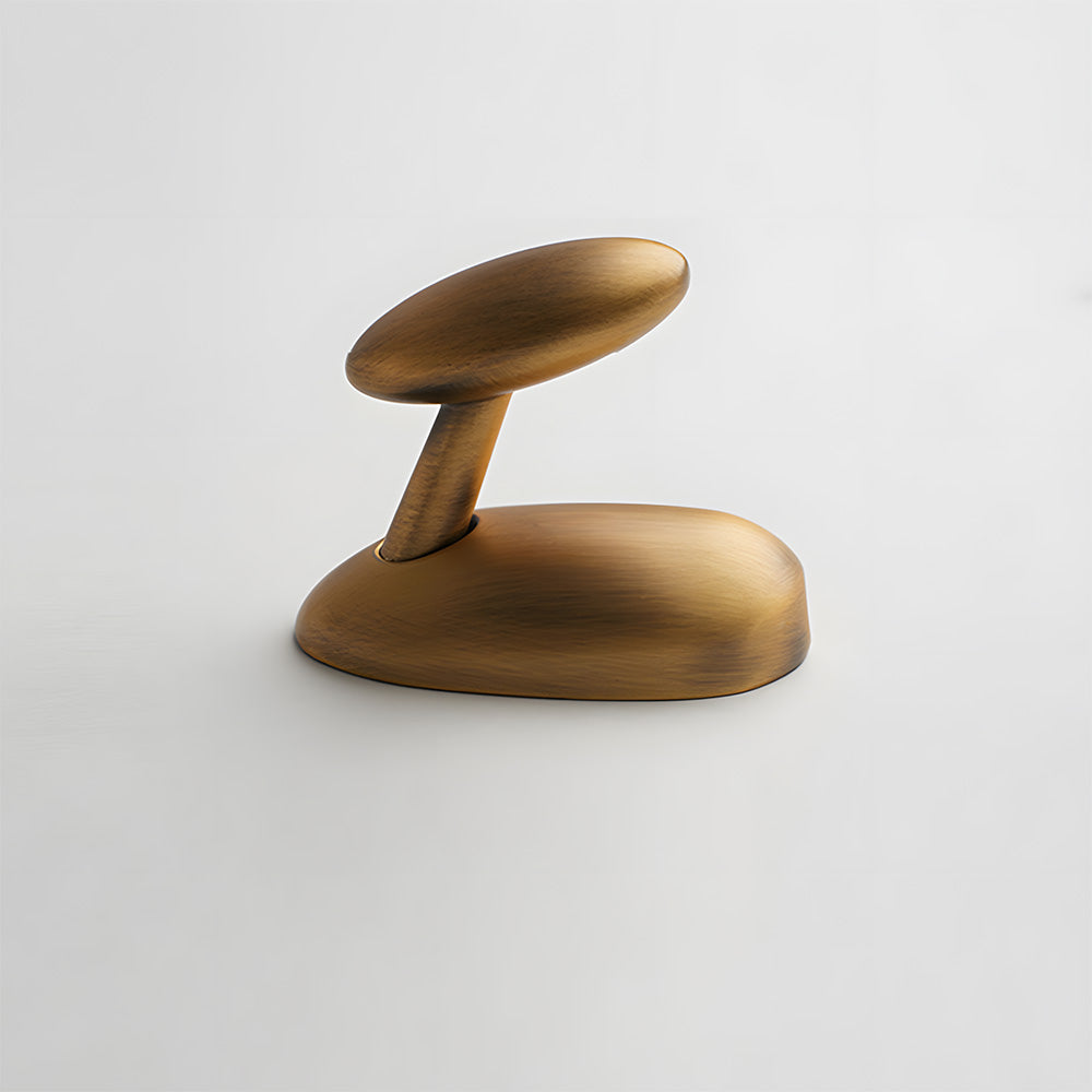 Solid Brass Pebble Wall Hooks for Coats & Towels