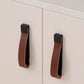 Soft Leather Loop Cabinet Handles for Wardrobes