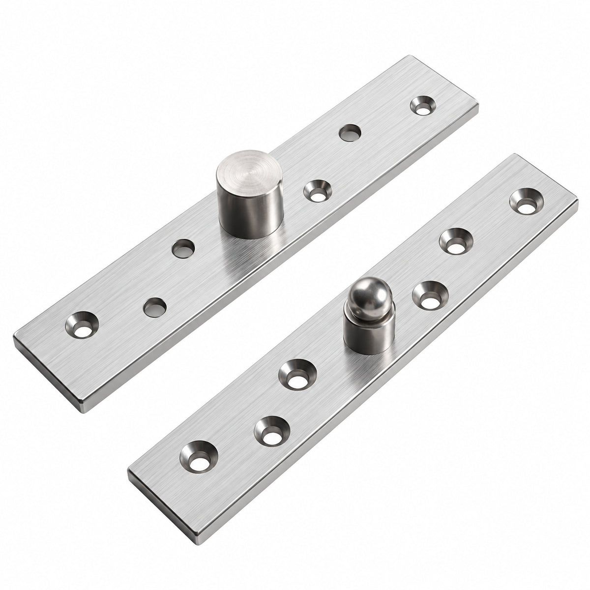 Stainless Steel 360° Pivot Door Hinges, Top and Bottom Mount