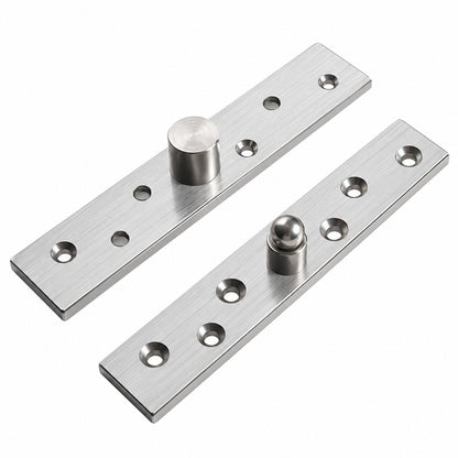 Stainless Steel 360° Pivot Door Hinges, Top and Bottom Mount