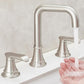 Simple Waterfall Black Bathroom Faucet