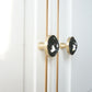 Colored European Luxury Crystal Cabinet Knobs