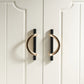 Half Moon Cabinet Pulls for Closets and Wardrobes