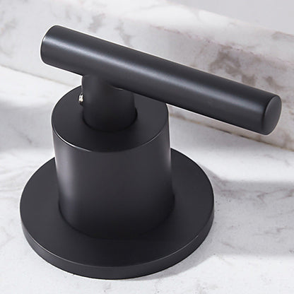 Modena Modern High-Arc T-Handle 3-Hole Widespread Bathroom Sink Faucet