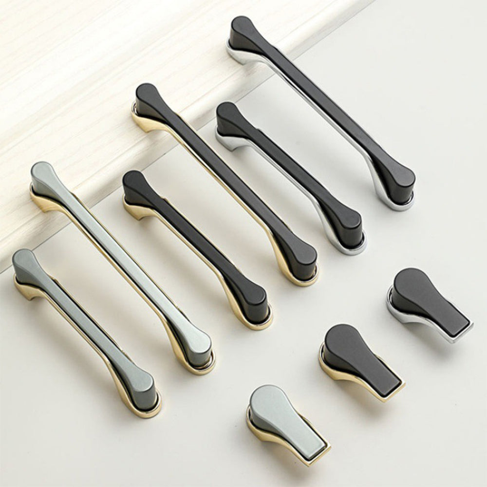 Two-Tone Cabinet Pulls and Knobs for Kitchen Cabinets
