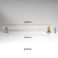 Transparent Acrylic Bar Pulls and Cabinet Knobs