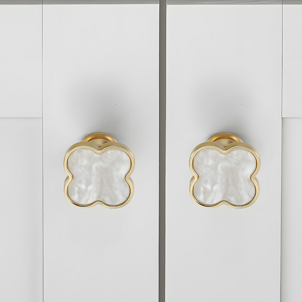 Colored Inset Cabinet Knobs for Wardrobes and Drawers