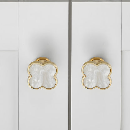 Colored Inset Cabinet Knobs for Wardrobes and Drawers