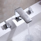 3 Holes Ultra-thin Stylish Bathroom Faucets