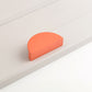 Colorful Half Moon Cabinet Pulls for Kids Rooms
