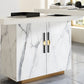 Gold / Black Half Moon Cabinet Pulls and Drawer Handles