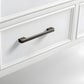 Textured Leather Inlay Cabinet Pulls and Knobs