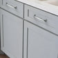 Wide Arched Brass Cabinet Pulls and Drawer Handles