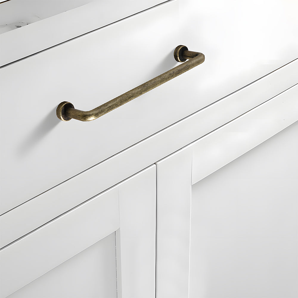 Vintage Slim Curved Cabinet Pulls and Knobs for Dressers