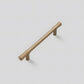 French Gold Ribbed Cabinet Pulls and Knobs for Wardrobes