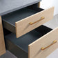 Textured Leather Inlay Cabinet Pulls and Knobs
