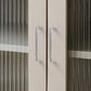 Round Bar Brass Cabinet Handles and Knobs for Wardrobes