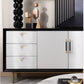 Modern Gold Knurled T-Bar Cabinet Handles and Knobs