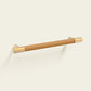 Colorful Leather and Brass Cabinet Pulls and Knobs