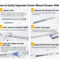 3/4 Extension Center Mount Slides Drawer Slides