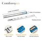 3-Section Full Extension Side Mount Slides Soft Close Drawer Slides 100 LB Load Capacity