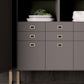 Black Gold Zinc Alloy Cabinet Pulls and Knobs